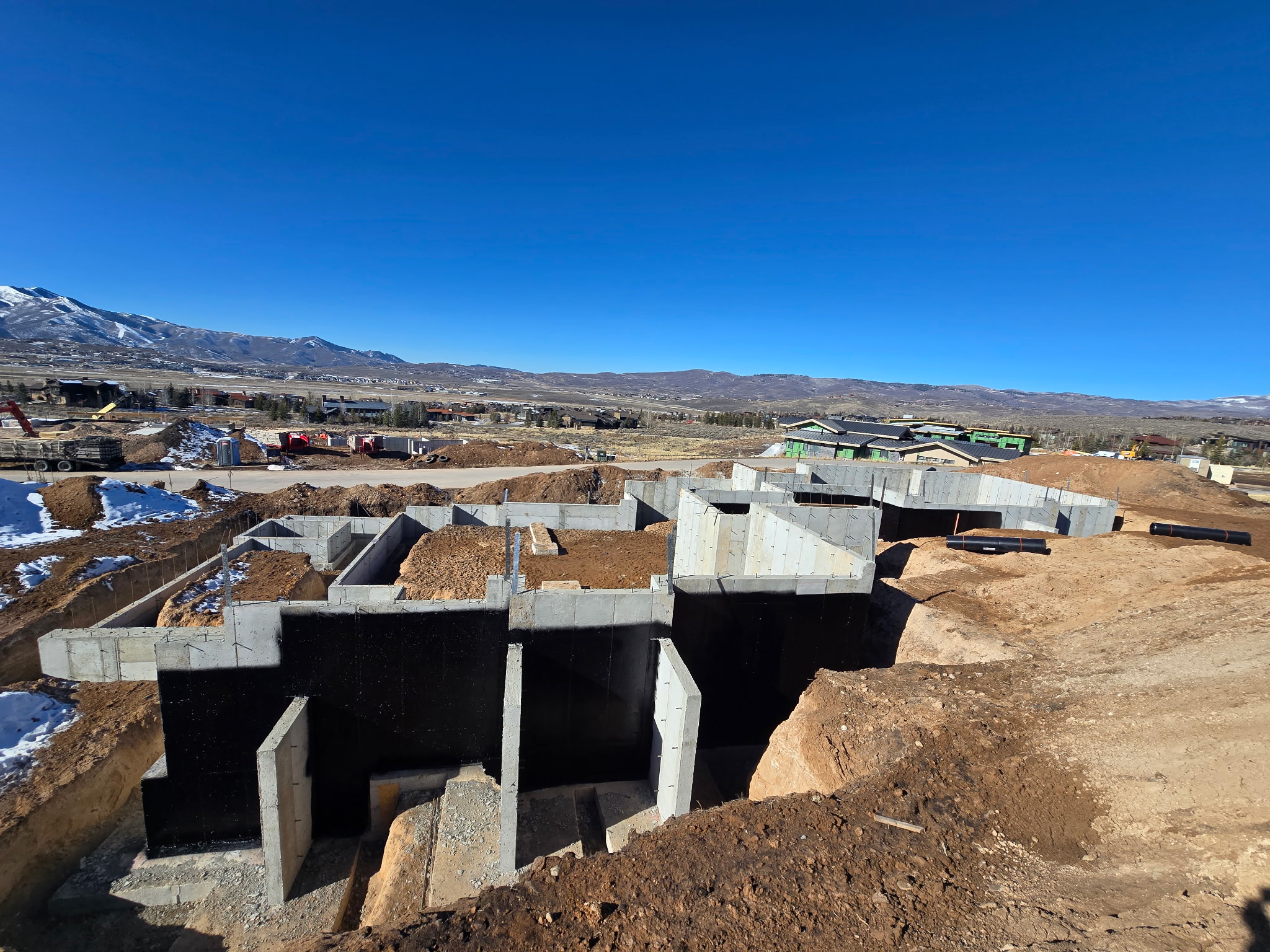 Foundation waterproofing installation