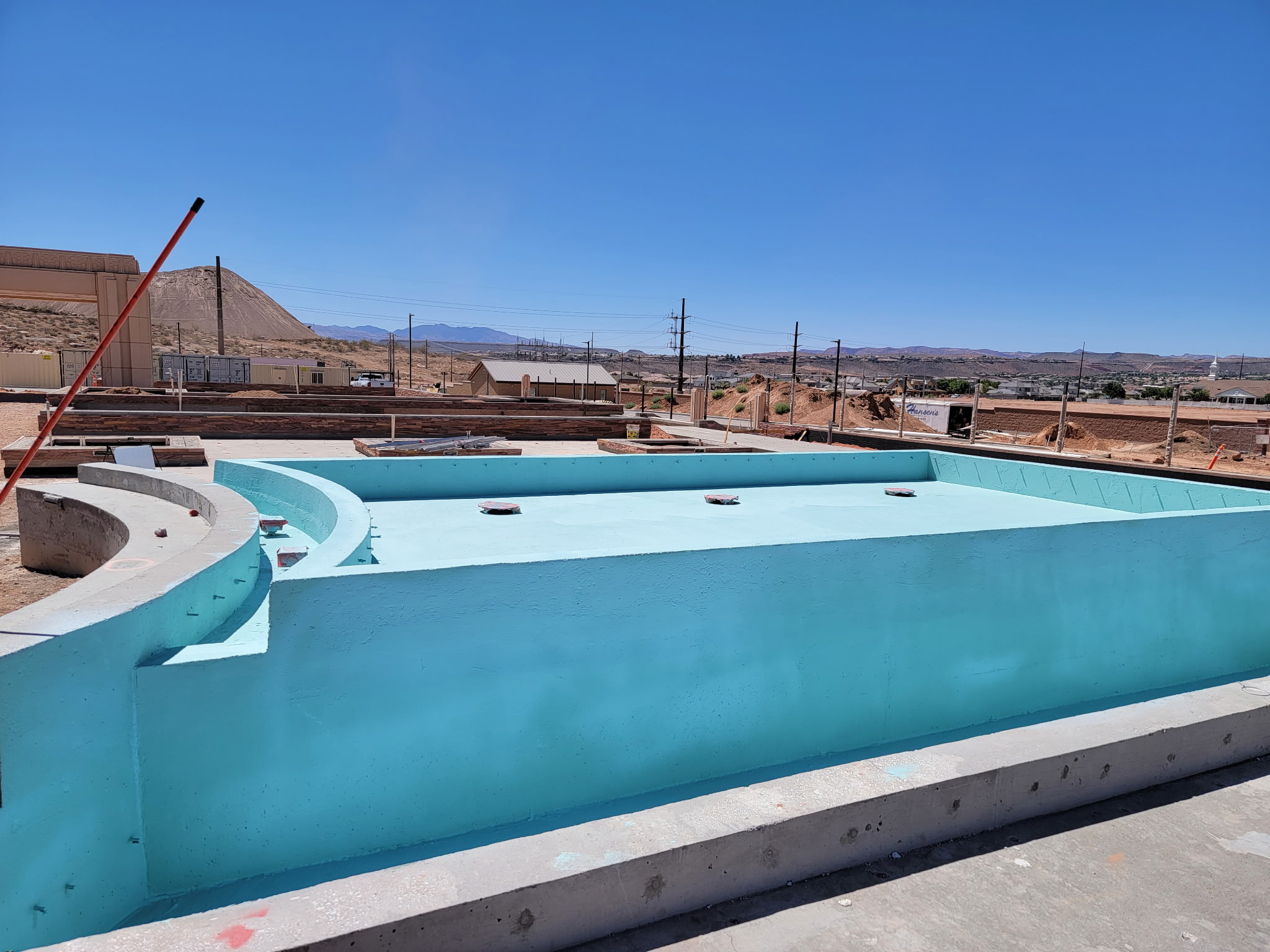 Commercial coating project